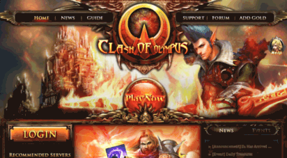 clashofolympus.com