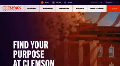 clemson.edu - clemson university, south carolina