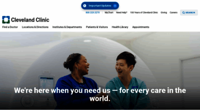 clevelandclinic.org - cleveland clinic: every life deserves world clss care
