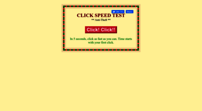 clickspeedtest.appspot.com - how many clicks can you make in a second?