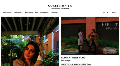 coalitionla.com - premium vegan wholesale outerwear  coalition la