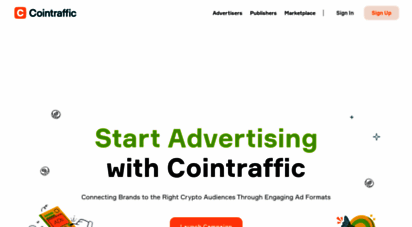 cointraffic.io - cointraffic - leading crypto and bitcoin advertising network
