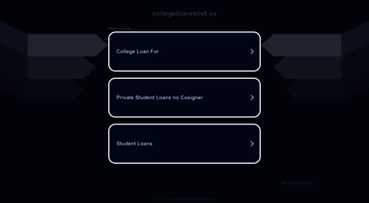 collegeloanrelief.us