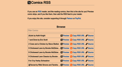 comicsrss.com - comics rss
