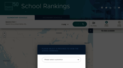 compareschoolrankings.org - school report cards by fraser institute