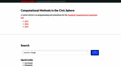 compciv.org - computational methods in the civic sphere