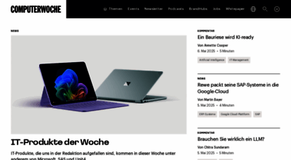 computerwoche.de - computerwoche.de - ihr wegweiser für die digitale transformation