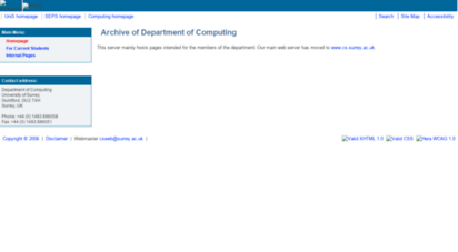 computing.surrey.ac.uk