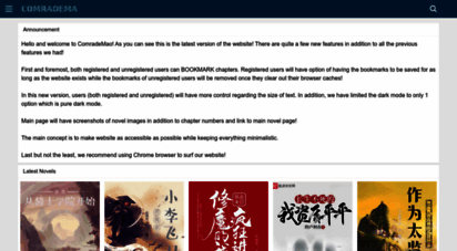 comrademao.com - comrade mao - online novel library