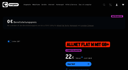 congstar.de - congstar - dein mobilfunkanbieter für günstige handytarife