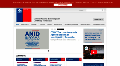 conicyt.cl - conicyt  comisin nacional de investigacin científica y tecnolgica