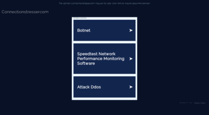 connectionstresser.com