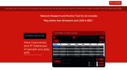 consolesniffer.com - consolesniffer.com  network monitor tool  gaming ip sniffer for consoles