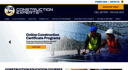 constructionclasses.com - construction education courses  construction clsss online