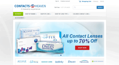 contactlensheaven.com