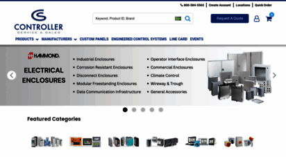 controllerservice.com - motor control power distribution process control distributor