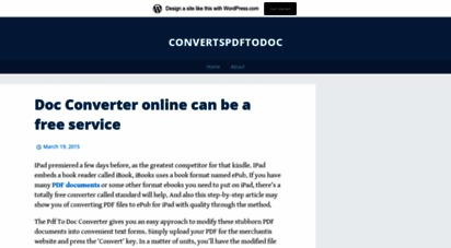 convertspdftodoc.wordpress.com