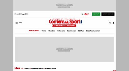 corrieredellosport.it - corriere dello sport - le news in tempo reale di sport e cronaca e tutti i live sportivi