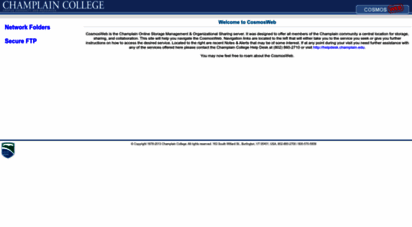 cosmosweb.champlain.edu