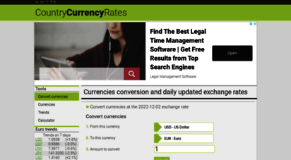 countrycurrencyrates.com - currencies conversion and daily d exchange rates - countrycurrencyrates.com