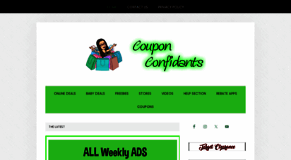 couponconfidants.com - coupon confidants ⋆ save money by confiding in us