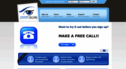covertcalling.com - covert calling - caller id spoofing, fake your caller id / spoof caller id