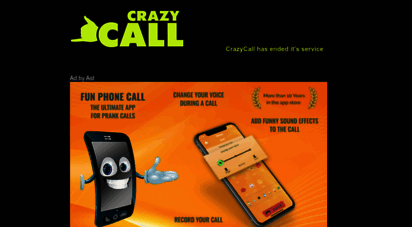 crazycall.net - crazycall - caller id spoofing and voice changer