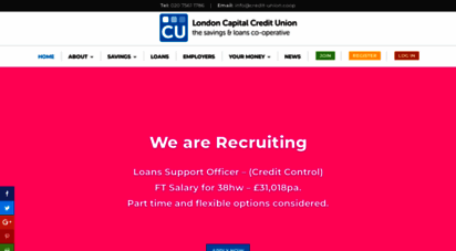 credit-union.coop - lccu home - london capital credit union