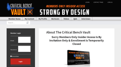 criticalbenchvault.com