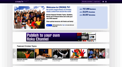 cross.tv - the christian social network in 22 languages - cross.tv