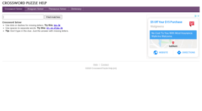 crosswordpuzzlehelp.net