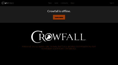 crowfall.com - crowfall - throne war pc mmo by artcraft entertainment, inc