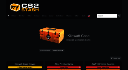 csgostash.com - cs:go stash - browse all skins, knives, gloves, and more