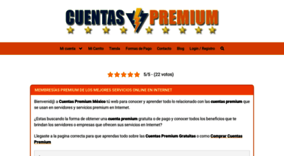 cuentaspremium.mx - cuentas premium mexico