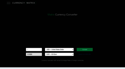 currencymatrix.com - currency er - currency matrix