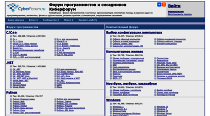 similar web sites like cyberforum.ru
