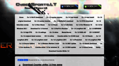 cybersports.lt - counter-strike 1.6 download free game