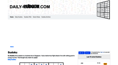 daily-sudoku.com