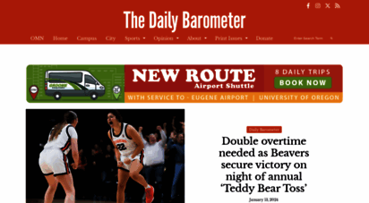dailybarometer.com - the daily barometer: oregon state university student newspaper, corvallis news, crime and beaver sports