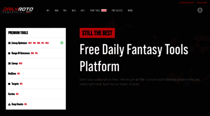 dailyroto.com - daily fantasy sports anlysis, dfs picks, rankings, tips, advice, & projections