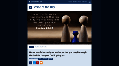 dailyverses.net - bible verse of the day - dailyverses.net