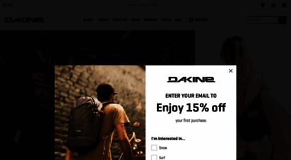 dakine.com - dakine  backpacks, luggage, surf, snow, &amp bike gear since 1979