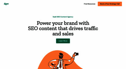 damngoodwriters.com - saas seo content agency  dgw