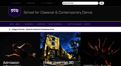 dance.tcu.edu - the school for classical and contemporary dance at tcu