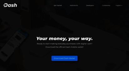 dash.org - dash - dash is digital cash you can spend any