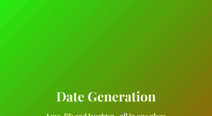 dategeneration.com