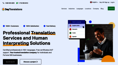 daytranslations.com - translation services - fast accurate 24/7 solutions  day translations