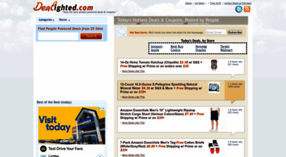 dealighted.com - deals and coupons search - dealighted people powered shopping