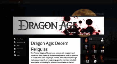 decem-reliquias.obsidianportal.com