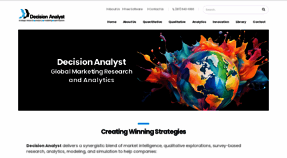 decisionanalyst.com - decision anlyst - custom marketing research & marketing consulting